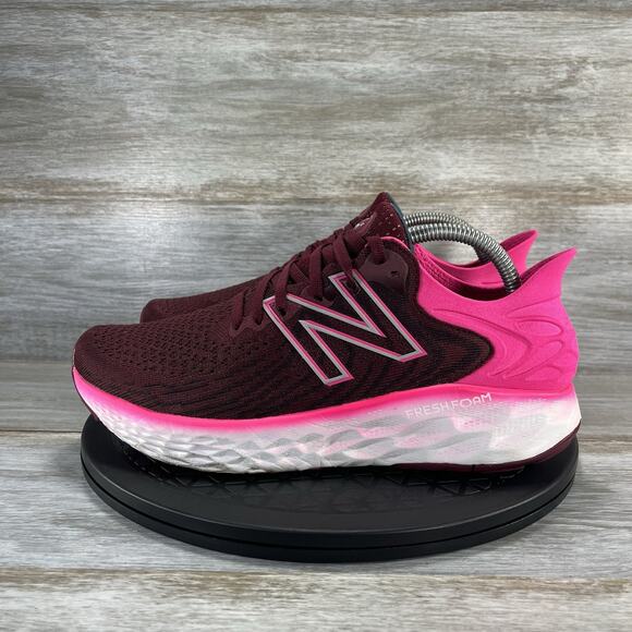 New Balance Women's Running Shoes - Burgundy and Pink - Picture 1 of 8